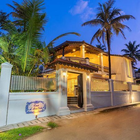 Elivaas 4 Bhk Villa Near Beach With Private Pool & Bar - Casa Boa Vida Candolim Exterior foto